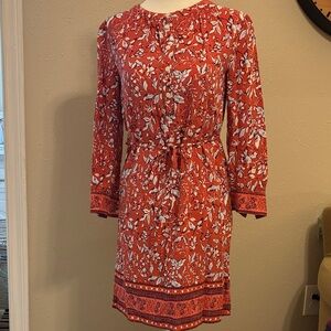 Loft Floral Dress, Size XSP
